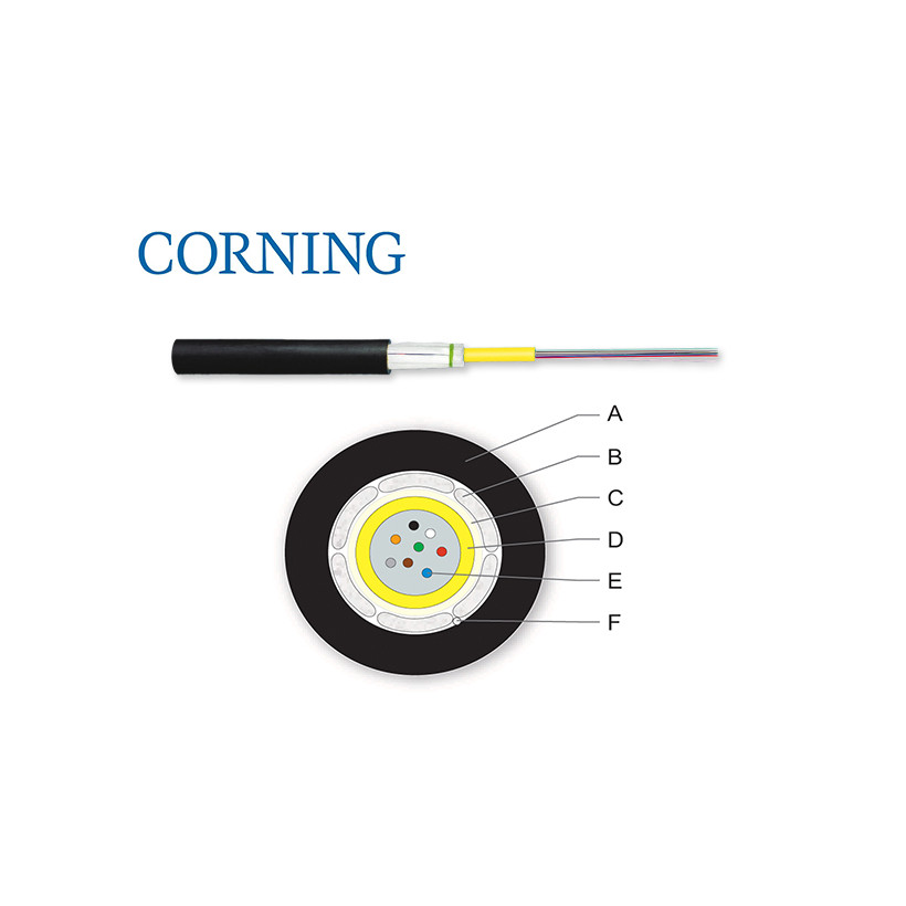 Cablu fibra optica SM (OS2) 9/125 8 fibre, In/Out