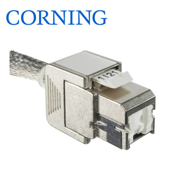 Conector 3M Volition RJ45 K6A jack STP with straight cable entry