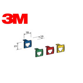 Volition YELLOW port cap for keystone patch panel