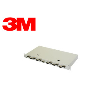 Patch Panel, 1U cu 12 SC Duplex MM Couplers-ECO