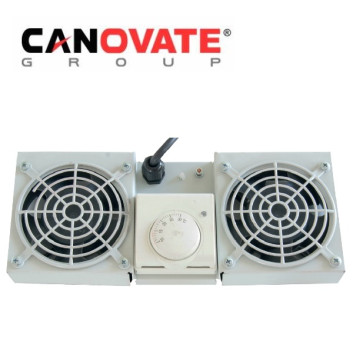 Tava cu 1 ventilator si termostat pentru rackurile wall-mount