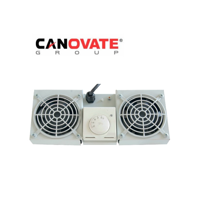 Tava cu 1 ventilator si termostat pentru rackurile wall-mount