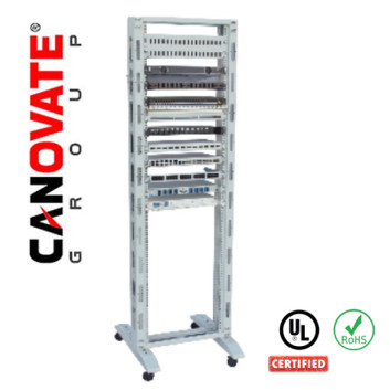 19" RELAY & OPEN RACK 26U Single Frame