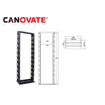 19" RELAY & OPEN RACK 26U Fixed Frame