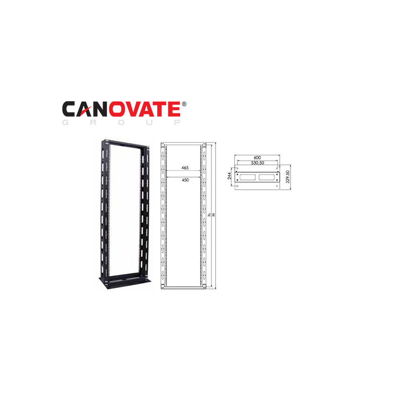 19" RELAY & OPEN RACK 26U Fixed Frame