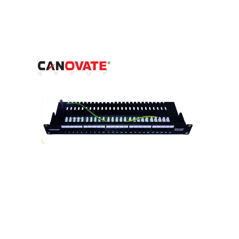 Patch panel voce cat.3, 25p, 19"/1U, RAL9005