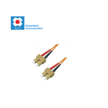 Patch cord SC/PC-SC/PC MM50/125 OM3 duplex 2.0mm standard color LSZH jacket cable, (L)m