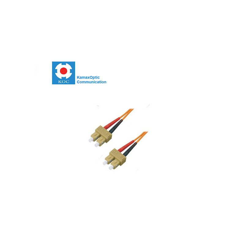 Patch cord SC/PC-SC/PC MM50/125 OM3 duplex 2.0mm standard color LSZH jacket cable, (L)m