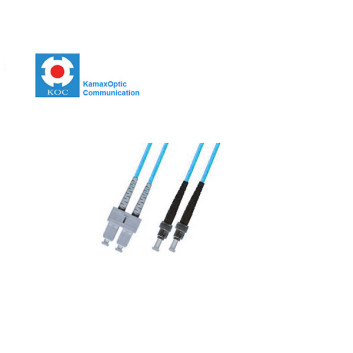 Patch cord ST/PC-SC/PC MM50/125 OM3 duplex 2.0mm standard color LSZH jacket cable, (L)m