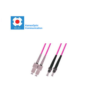 Patch cord ST/PC-SC/PC MM50/125 OM4 duplex 2.0mm standard color LSZH jacket cable, (L)m