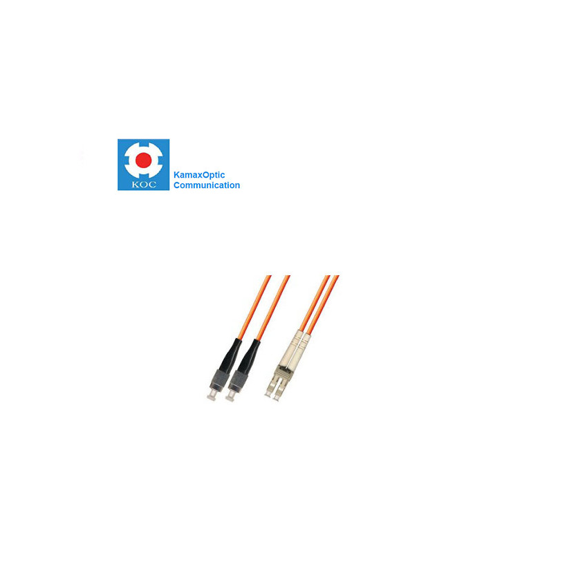 Patch cord FC/PC-LC/PC MM62.5/125 duplex 2.0mm standard color LSZH jacket cable, (L)m