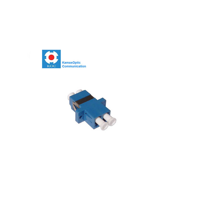 Adaptor LC, duplex, SM, with zirconia sleeve