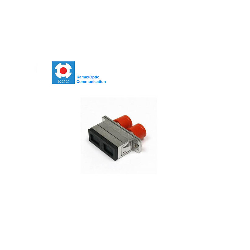 Adaptor SC-FC, duplex, SM, with zirconia sleeve