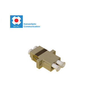 Adaptor LC-LC, duplex, MM, with bronze sleeve