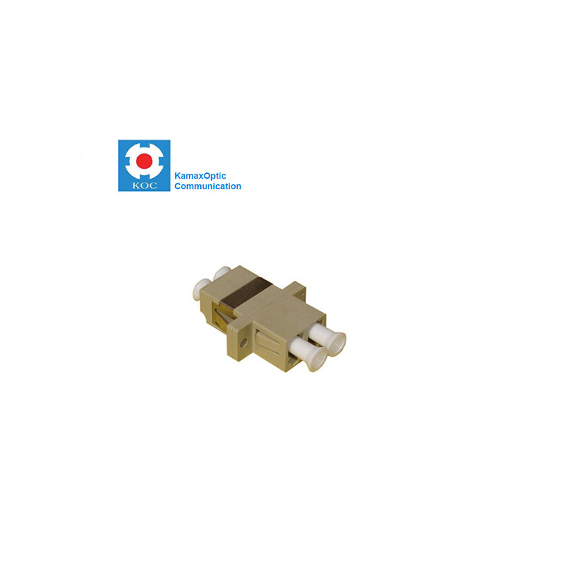 Adaptor LC-LC, duplex, MM, with bronze sleeve