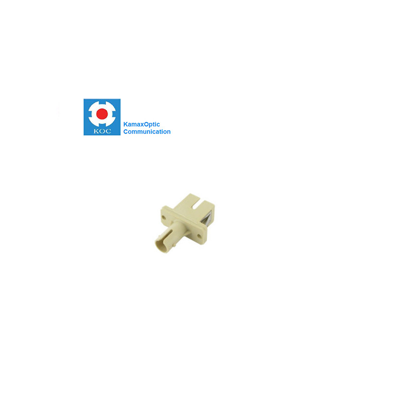 Adaptor SC-ST, simplex, MM, with bronze sleeve