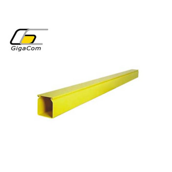 Canal solid inclusiv capac 100mm/100mm, 1.8m, galben