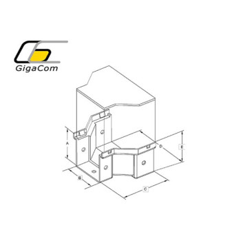 Reducer 100 to 50mm Yellow