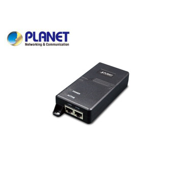 Single Port 10/100/1000Mbps Ultra POE Injector (60 Watts) - w/internal power, 802.3at PoE compatible