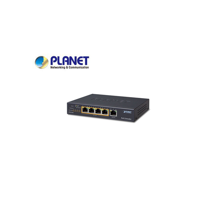 1-Port 60W Ultra PoE to 4-Port 802.3af/at Gigabit PoE Extender