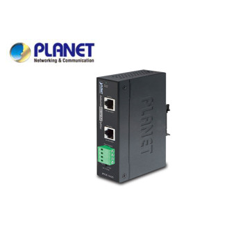 IP30, Industrial 802.3at High Power PoE Splitter - 12V & 24V (-40 to 75 C)