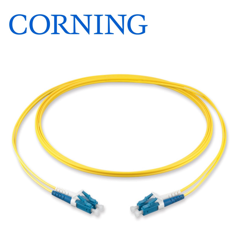 Patch cord SM OS2 LC Duplex to LC Duplex, 2F, Zipcord Tight-Buffered Cable, LSZH, 2.0 mm legs SMF-28® Ultra single-mode (OS2), LSZH™/FRNC, 2m