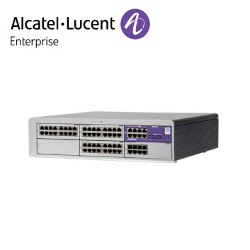 Centrala telefonica IP | TDM Alcatel-Lucent OmniPCX Office Connect in configuratie echipata 4 linii externe si 28 linii interne | Cabinet M (6 sloturi)