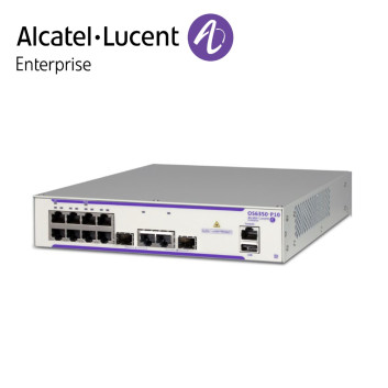 Alcatel-Lucent OmniSwitch 6350 8 porturi RJ-45 10/100/1000BaseT, 2xSFP/RJ-45 10/100/1000BaseT or 100/1000BaseX combo ports