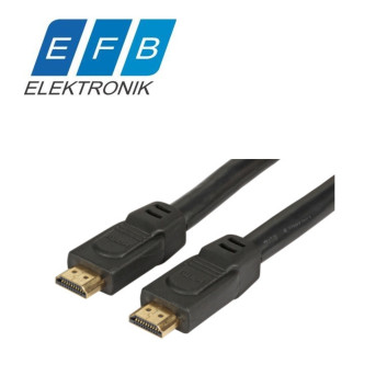 Cablu HighSpeed HDMI™ Eth. A-A, M-M, 0,5m, negru