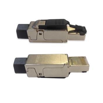 Mufa RJ45, Cat. 6A FTP, pentru cablu solid 23-26AWG