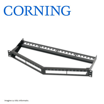 FutureCom™ Keystone Patch panel 19" Unghiular