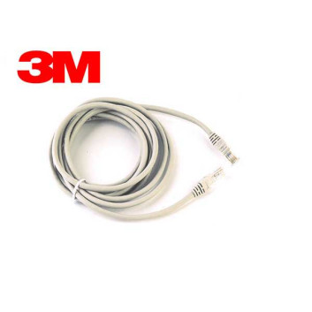 Patch cord cat. 5E UTP RJ45 to RJ45, manta LS0H, 3m, gri