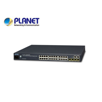 Layer 3 24-Port 10/100/1000T + 4-Port 1000X SFP Stackable Managed Gigabit Switch