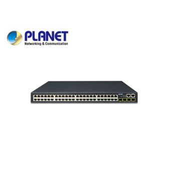 SGS-6340-48T4S: Layer 3 48-Port 10/100/1000T + 4-Port 1000X SFP Stackable Managed Gigabit Switch