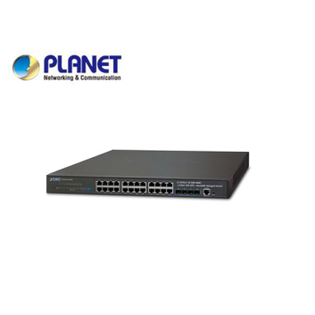 SGS-6341-24T4X: Layer 3 24-Port 10/100/1000T + 4-Port 10G SFP+ Stackable Managed Gigabit Switch