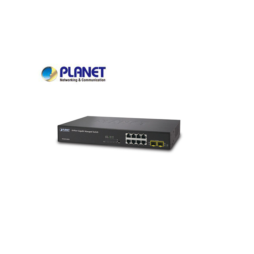 IPv6, 8-Port Gigabit TP + 2-Port SFP Layer 2+/4 SNMP Managed Switch