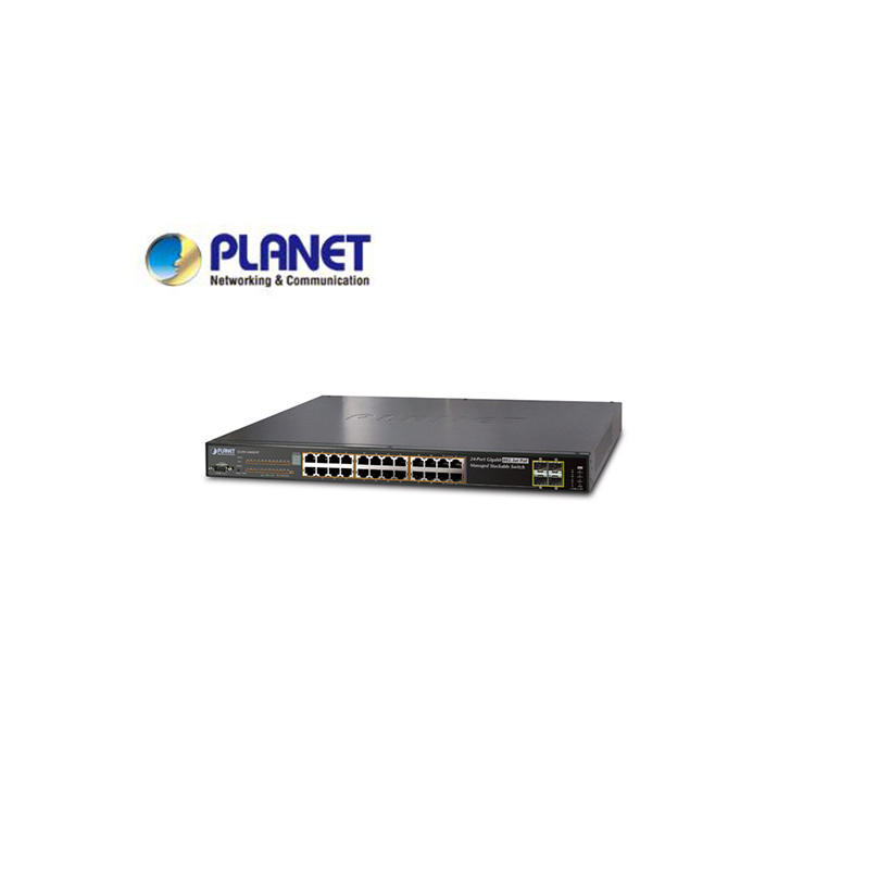 IPv6 Managed 24-Port 802.3at High Power PoE Gigabit Ethernet Switch + 4-Port SFP (400W)