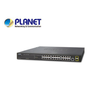 IPv4/IPv6, 24-Port 10/100/1000Base-T + 2-Port 100/1000MBPS SFP L2/L4 SNMP Manageable Gigabit Ethernet Switch