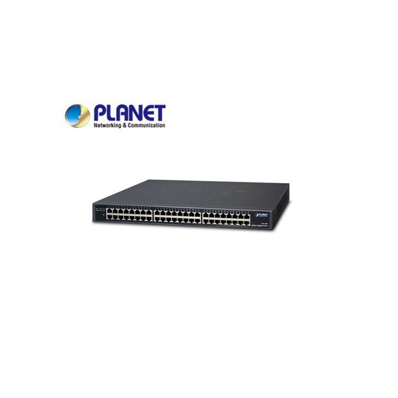 48-Port 10/100/1000Mbps Gigabit Ethernet Switch, fan less