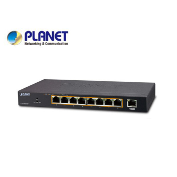 8-Port 10/100/1000 Gigabit 802.3at POE Ethernet Switch plus 1-Port Gigabit Ethernet Switch (100W POE Budget with External Power Supply)