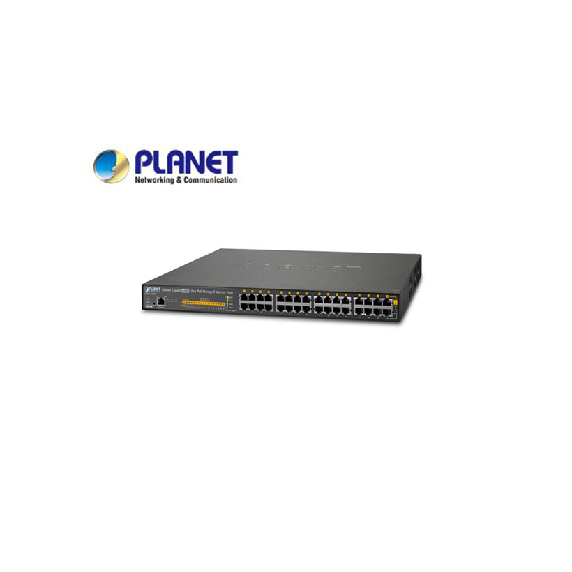 16-Port Gigabit 60W Ultra PoE Managed Injector Hub Â– 600W