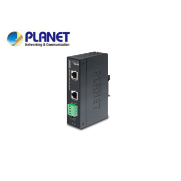 IP30, Industrial Single Port 10/100/1000T 95W Ultra PoEÂ  Splitter - 12V & 24V (-40 to 75 C, 8023bt type 4)