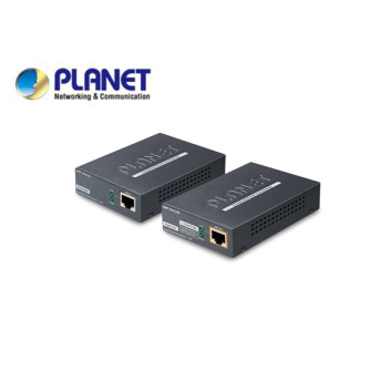 1-Port Long Reach POE over UTP Extender Kit (LRP-101UH+LRP-101UE), -20 to 70 Degree C, up to 500 meter