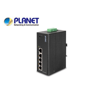 IP30 5-Port/TP Web/Smart POE Industrial Fast Ethernet Switch (-10 to 60 C)