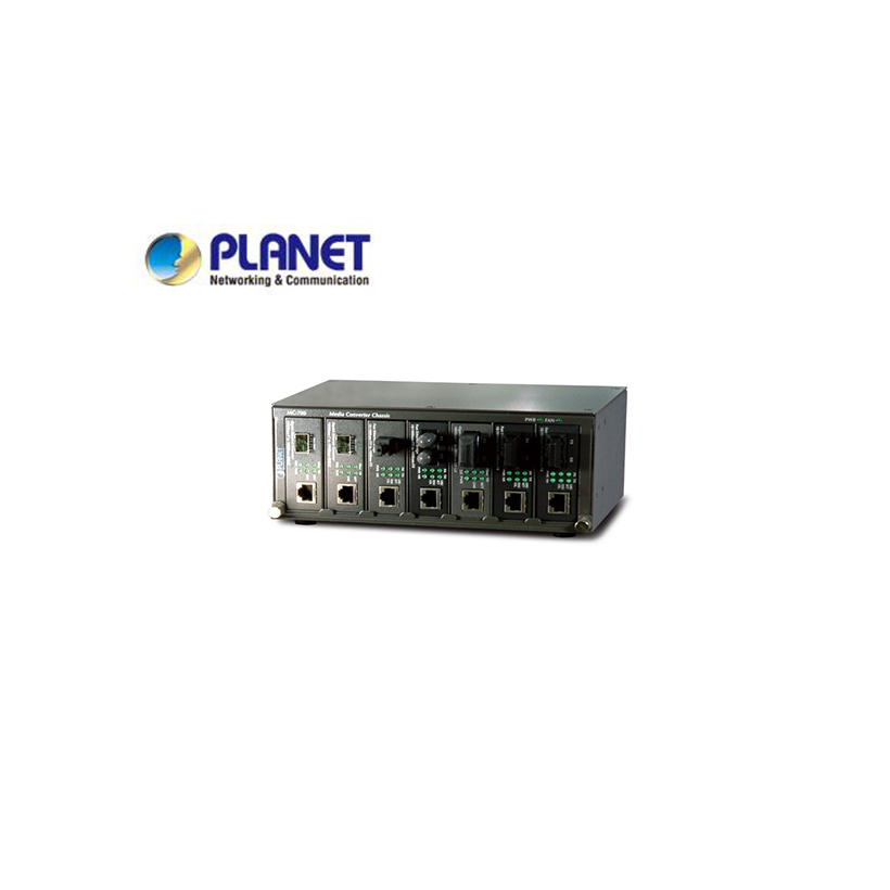 7-Slot 10" Media Converter Chassis