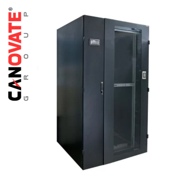 Mini Data Center Server Rack with Integrated Side Cooler DX or Water Based