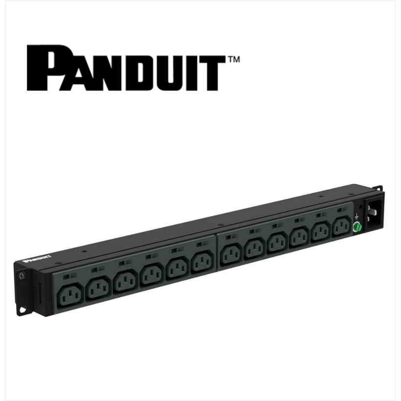 PANDUIT BASIC PDU 16AMP 12xC13 316P6-3M BLACK 1U