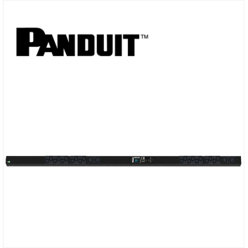 PANDUIT Monitored Input PDU 16AMP 20xC13 4xC19 IEC 60309 2P+E 6h 16A-3M BLACK VERTICAL