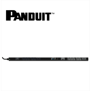 PANDUIT Monitored Input PDU 32AMP 20xC13 4xC19 IEC 60309 2P+E 6h 32A-3M BLACK VERTICAL