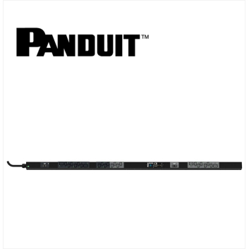 PANDUIT Monitored Switched PDU 32AMP 20xC13 4xC19 IEC 60309 2P+E 6h 32A-3M BLACK VERTICAL